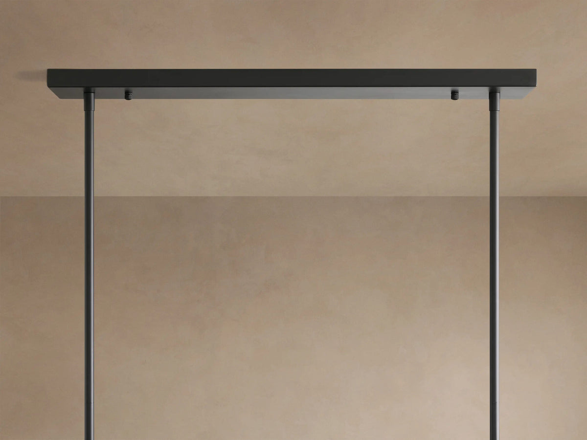 Modern Brass Light 72 Inch Linear Chandelier — product view 8