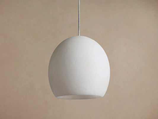Alabaster Pendant with Adjustable Cable — product view 2