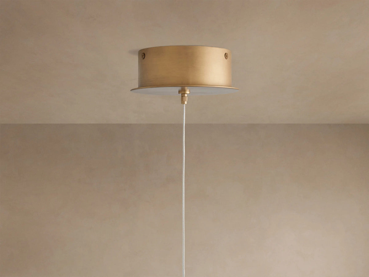 Alabaster Pendant with Adjustable Cable — product view 4