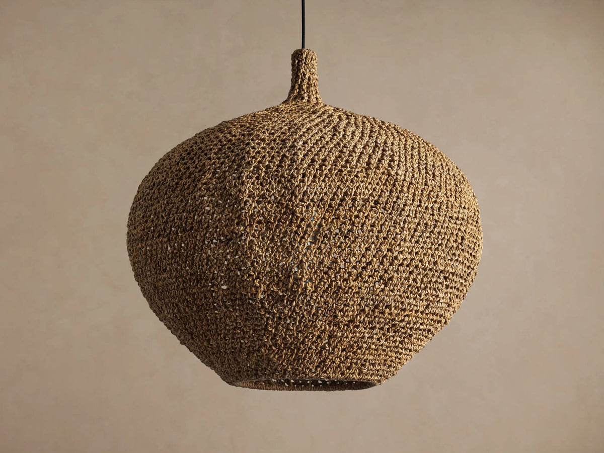 Canela 26 Inch Woven Rope Pendant Light