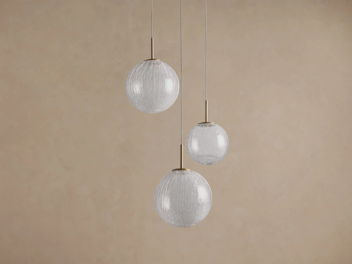 Casen Modern Glass Light Round Chandelier
