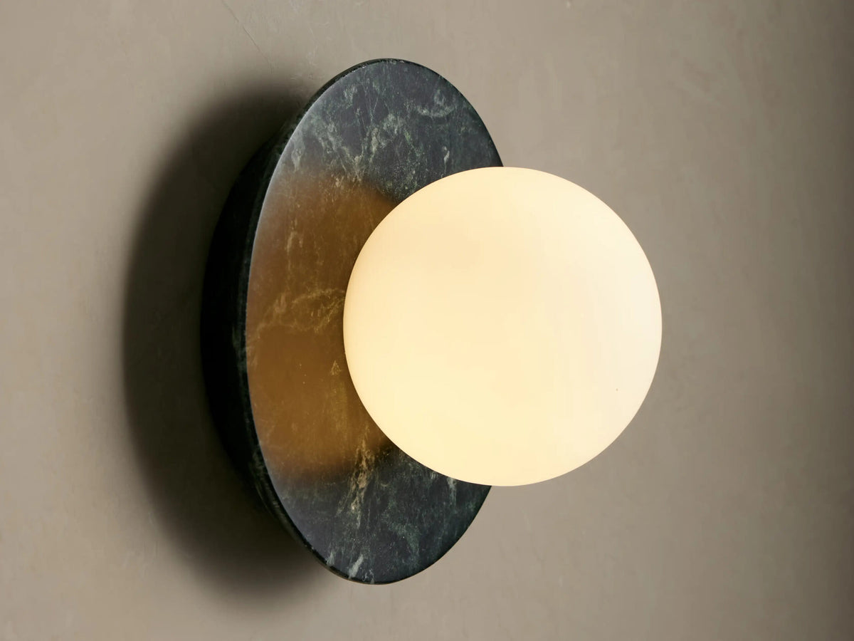 Corinna Modern Marble Sconce in Calacatta Gold — product view 9
