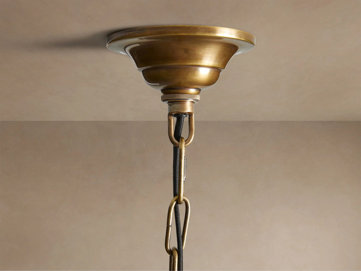 Eliana Brass Lantern Pendant Light — product view 6