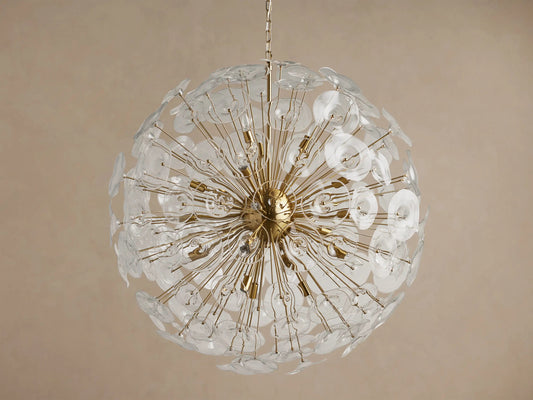 Brass Chandelier Lily Round 19 Light — product view 2