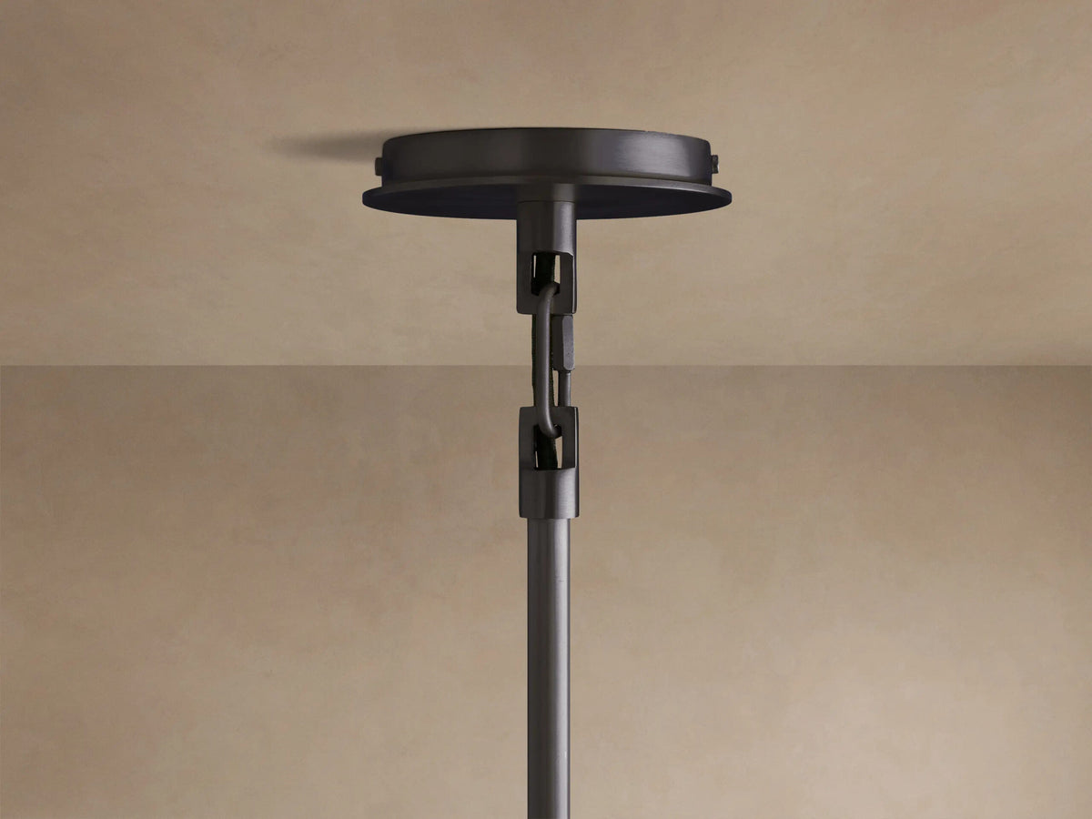 Linden Bronze Linen Pendant — product view 4
