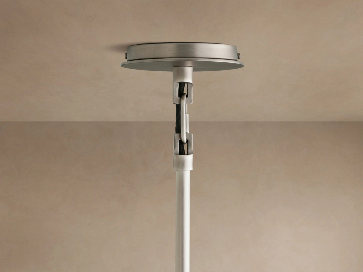 Linden Linen Pewter Pendant — product view 4