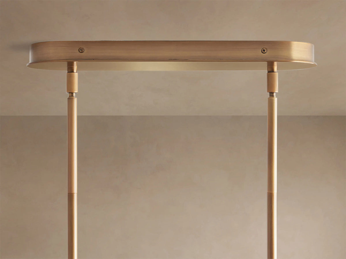 Lyla Glass Linear Light Chandelier — product view 8
