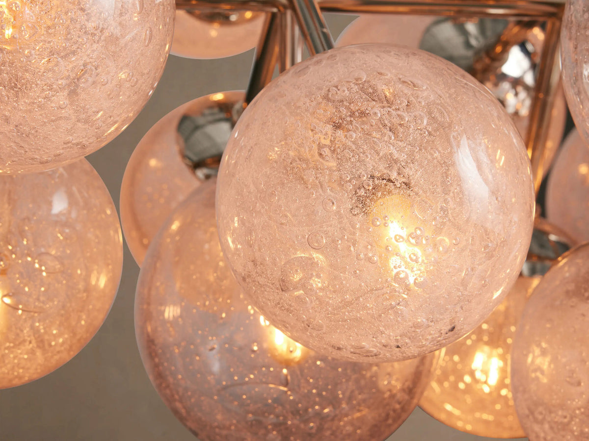 Mandoza Linear Nickel Light Chandelier