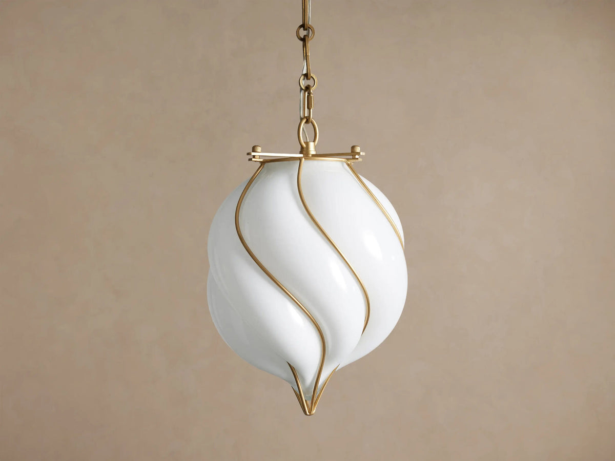 Vintage Glass Light Margolis Small Pendant