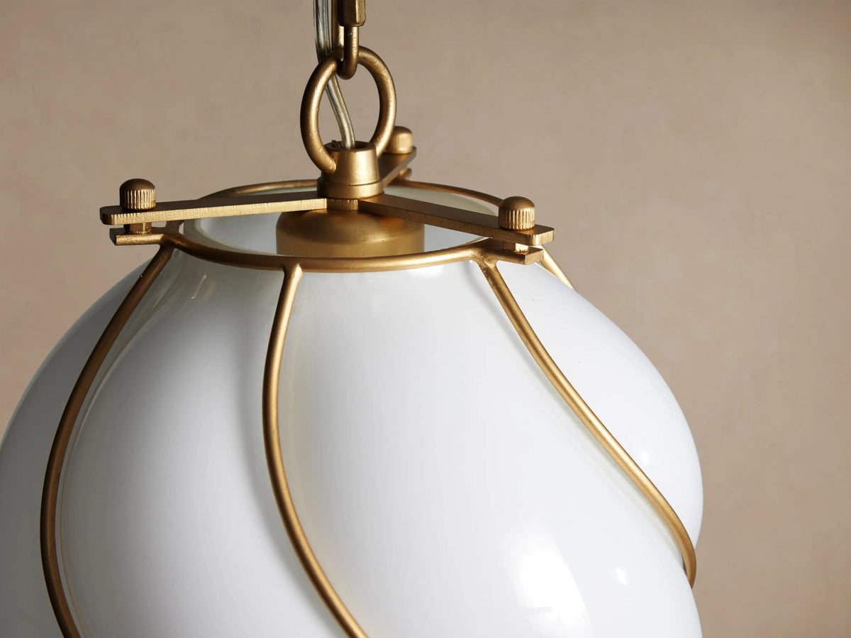 Vintage Glass Light Margolis Small Pendant