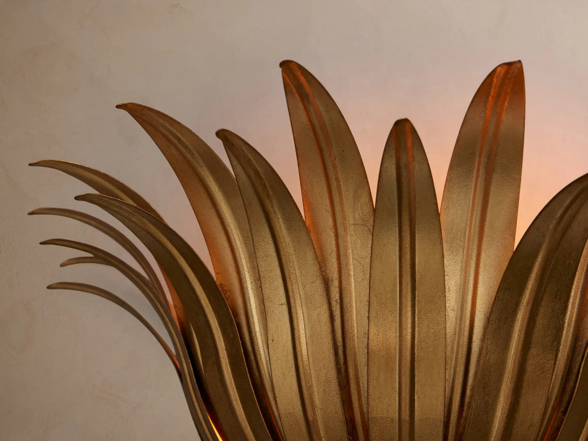 Matilde Iron Leaf Sconce — product view 4