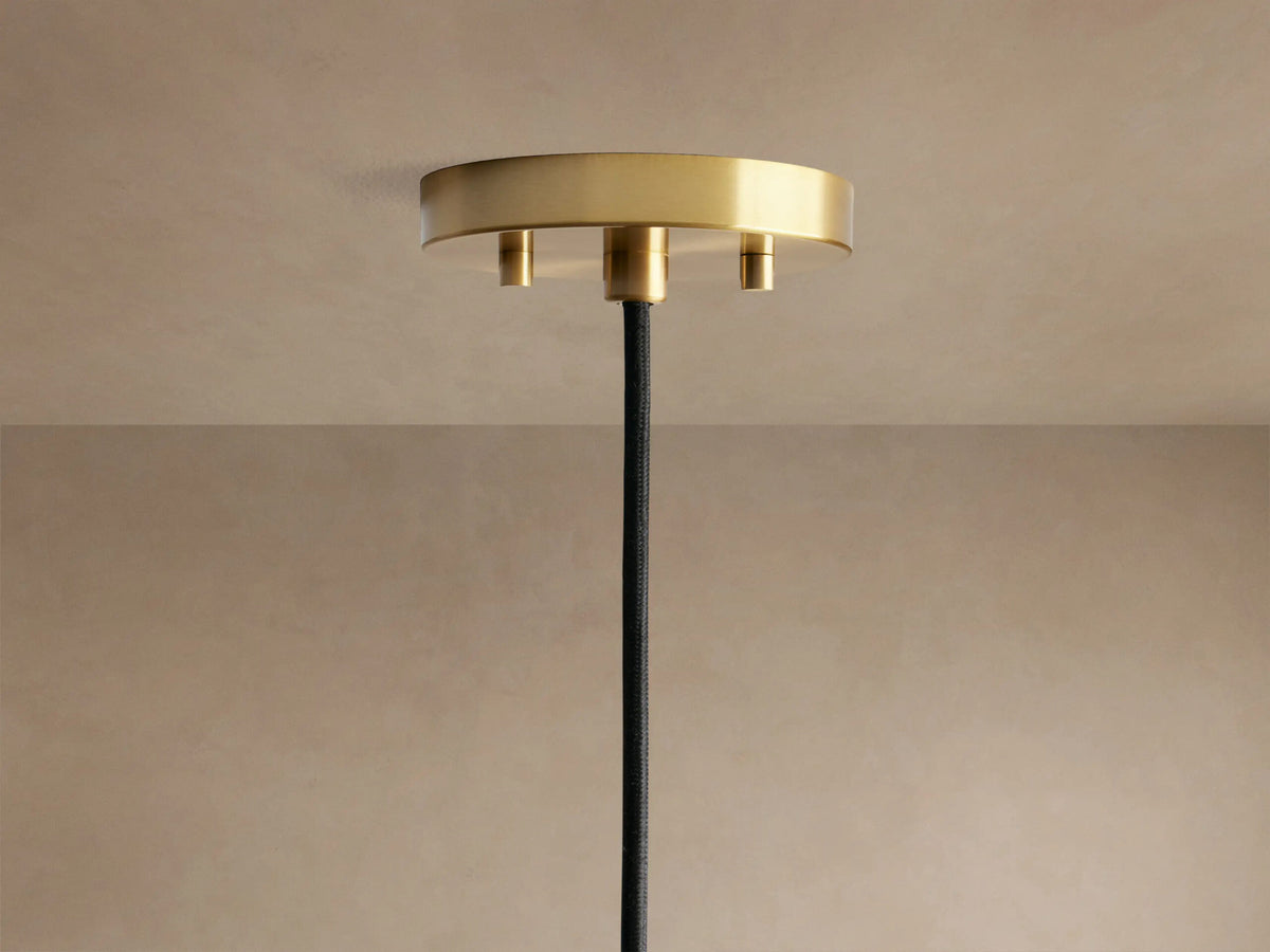 Organic 12 Inch Glass Pendant Light Clear — product view 8