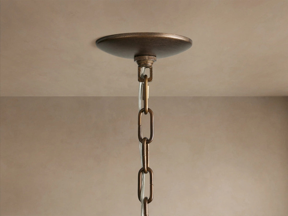 Paloma 52 Inch Rattan Chandelier — product view 4