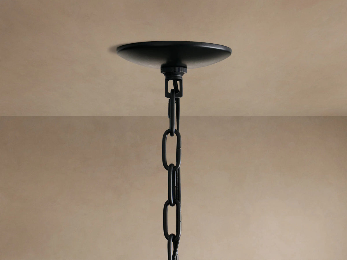 Paloma Rattan Chandelier Natural 28 Inch — product view 16