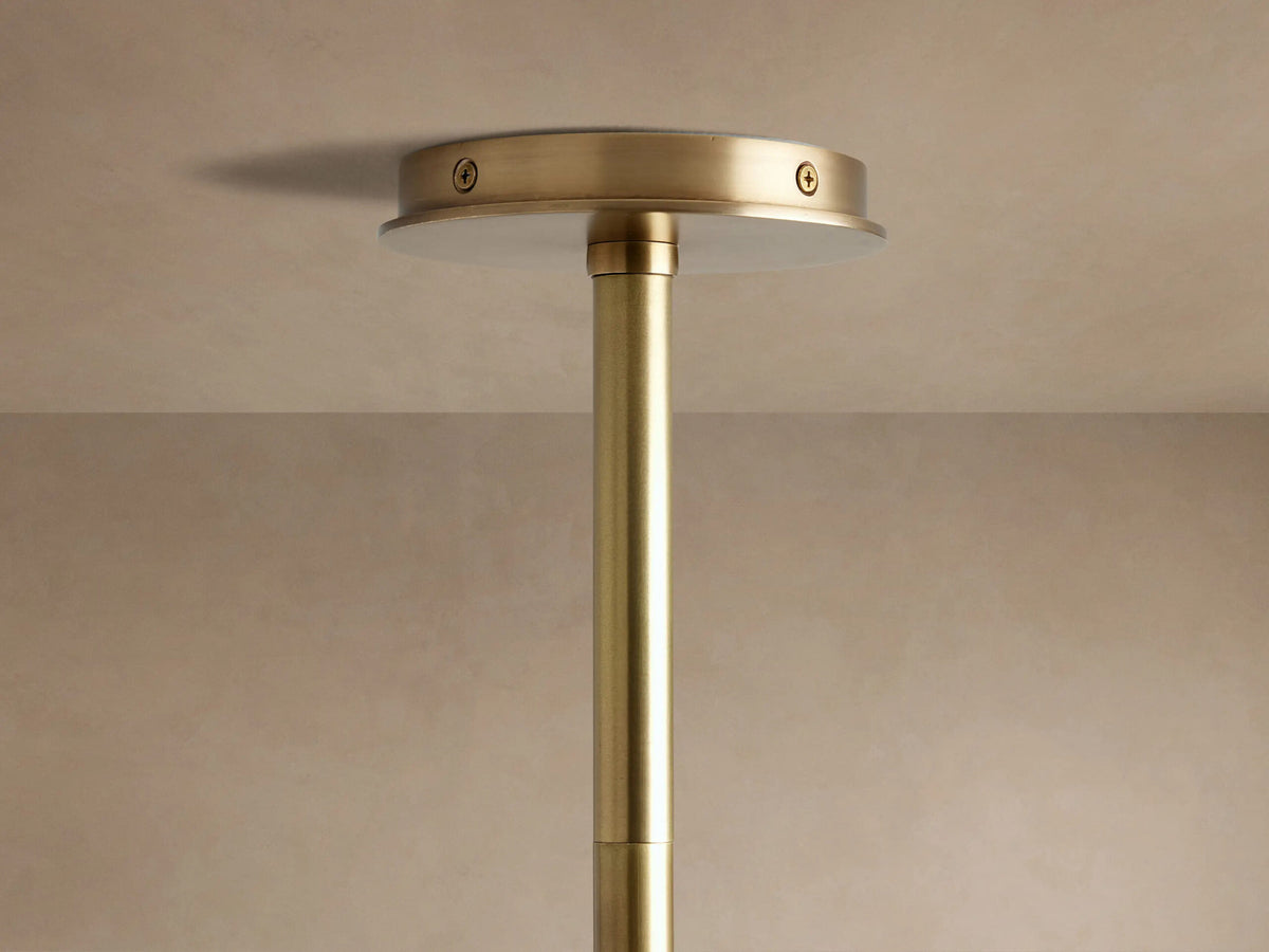 Randall Modern Leather Light Two Globe Pendant — product view 4