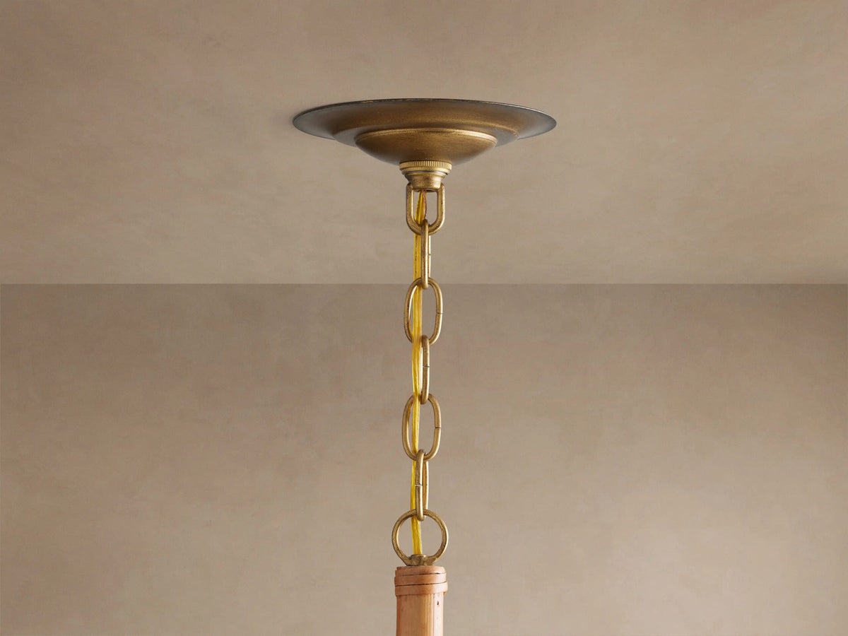 Ravda Round Rattan Chandelier — product view 5