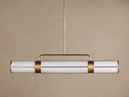 Remming Brass Linear Light 54 Inch Chandelier — product view 2