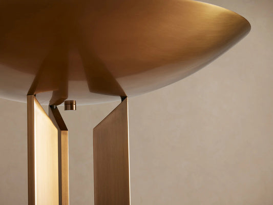 Brass Torchiere Lamp Romina Floor Lamp — product view 2