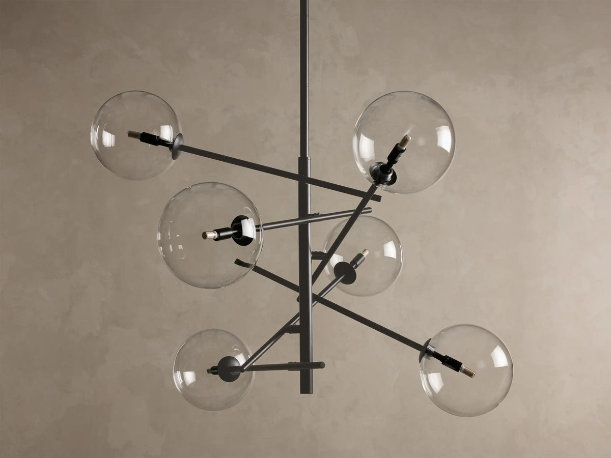 Roscoe Brass Globe Light Chandelier — product view 8