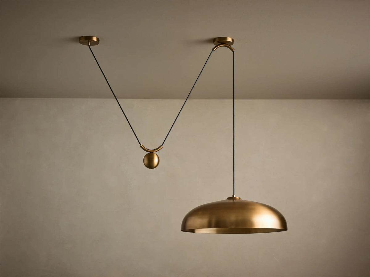 Sagamore Brass Pendant Light