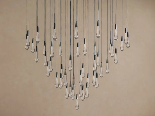 Soltaire 58 Inch Bronze Chandelier — product view 2