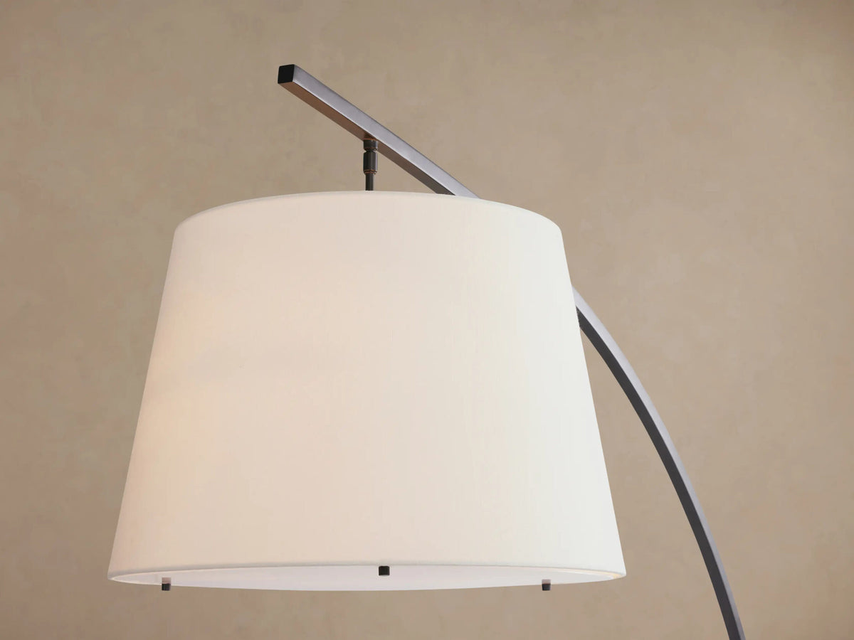 Iron Arc Floor Lamp with Marble Base