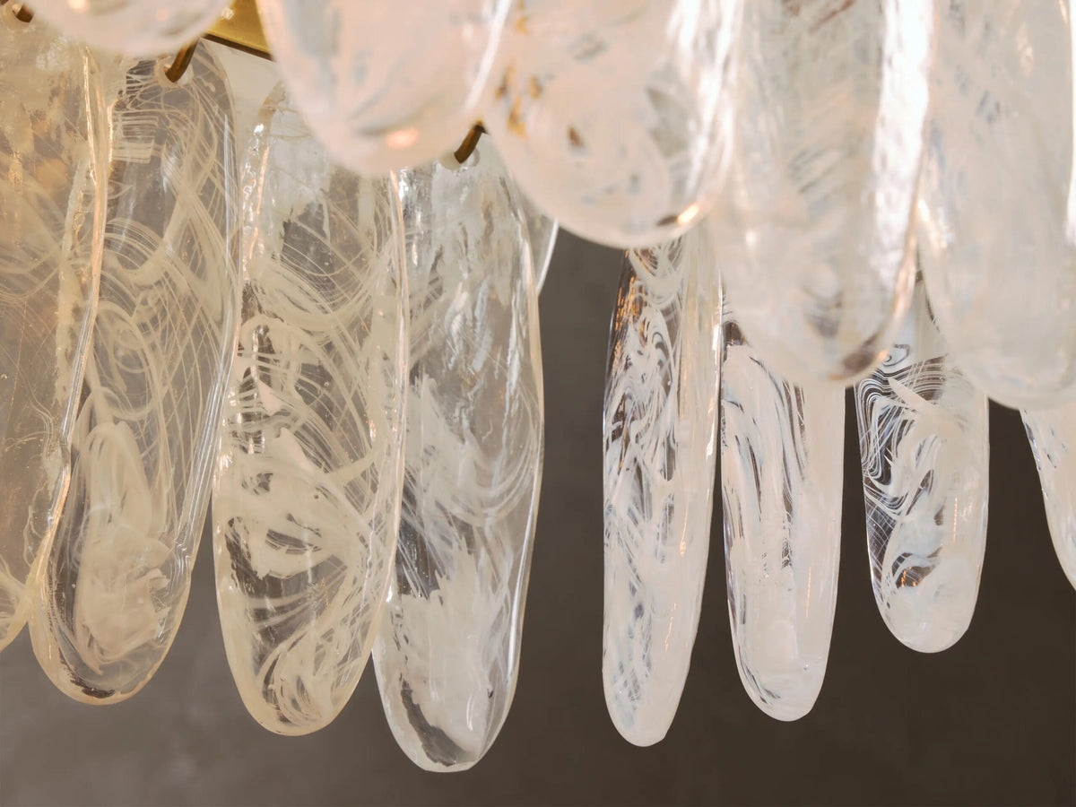 Verna Glass Linear Light Chandelier