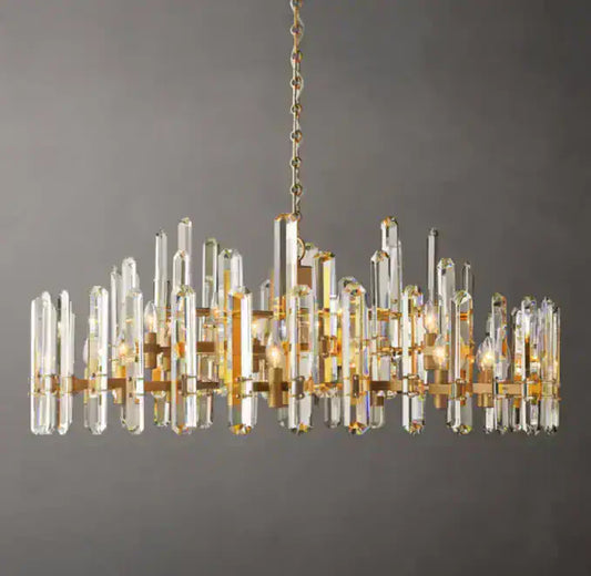Bonnington Round K9 Glass Chandelier — product view 2