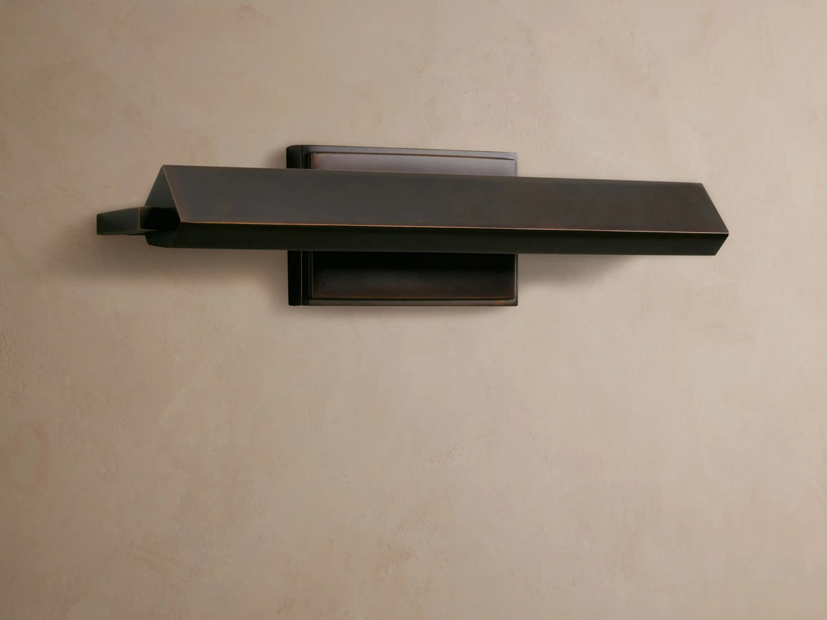 Bronze Picture Light 18 Inch Adjustable Wall Sconce