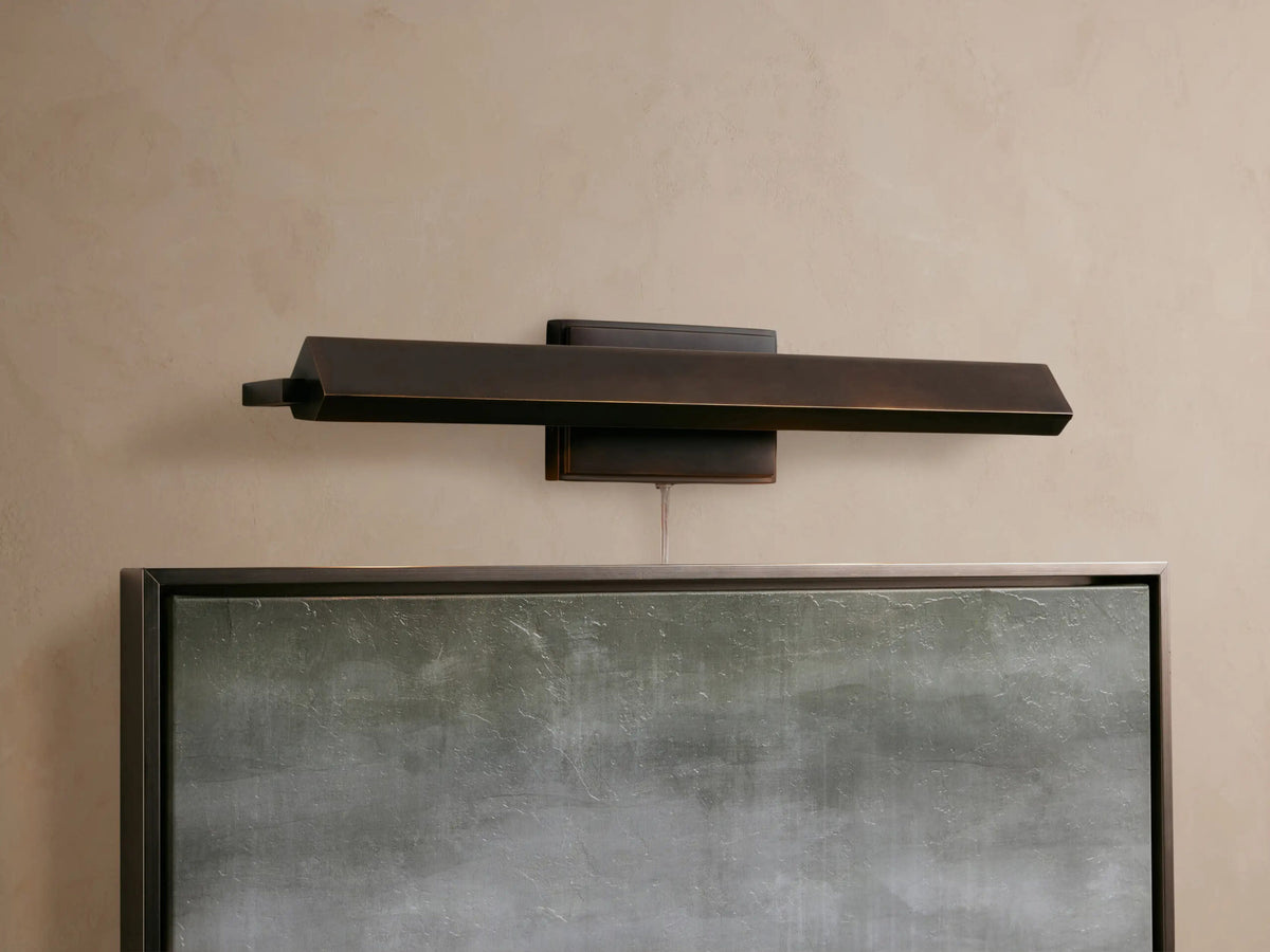 Bronze Picture Light 24 Inch Iron Picture Sconce — product view 5