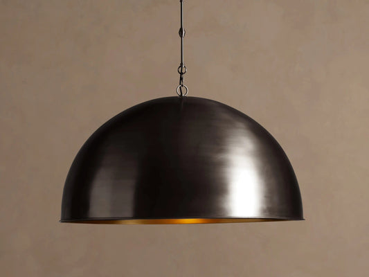 Bronze Dome Pendant 36 Inch Hardwired Light — product view 1