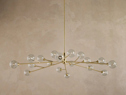 Apollo 59 Inch Round Brass Chandelier — product view 2