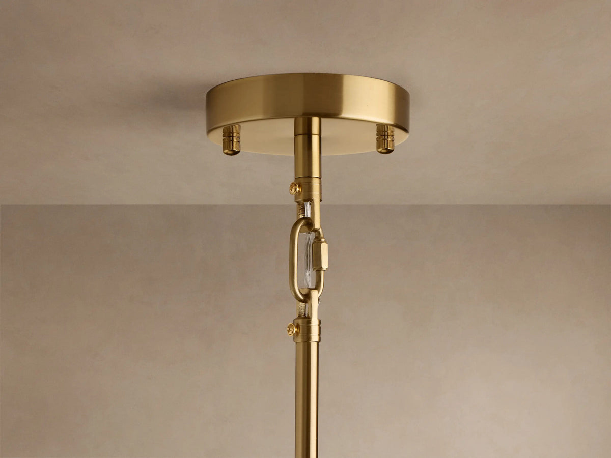 Apollo 59 Inch Round Brass Chandelier — product view 4