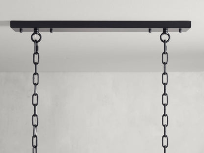 Amaya Modern Crystal Light Rectangular Chandelier — product view 2