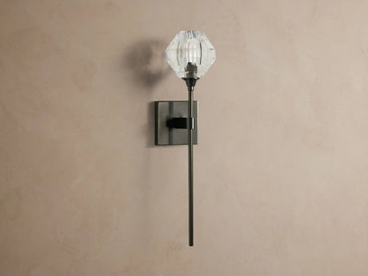 Amoroso Crystal Wall Sconce in Gold — product view 5