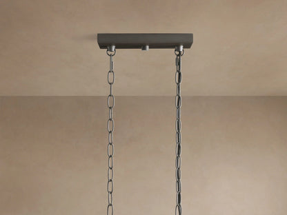 Andreas brass linear light 8 Light Chandelier — product view 16