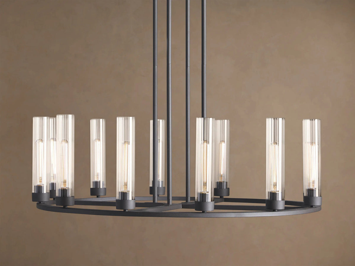 Bronze Chandelier Andreas Round 12 Light — product view 1