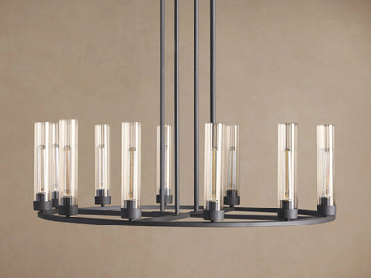 Bronze Chandelier Andreas Round 12 Light — product view 2