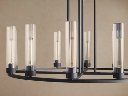 Bronze Chandelier Andreas Round 12 Light — product view 3