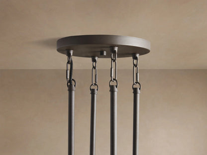 Bronze Chandelier Andreas Round 12 Light — product view 4