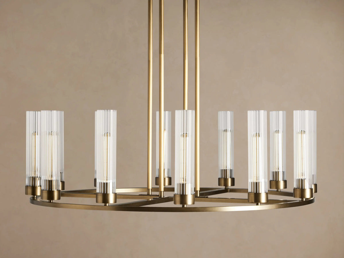 Bronze Chandelier Andreas Round 12 Light — product view 6