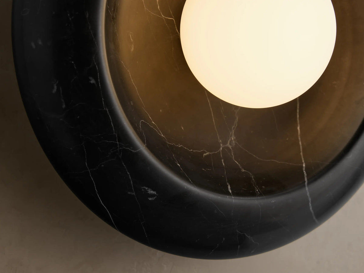 Modern Glass Sconce Brown Glass Wall Light — product view 6