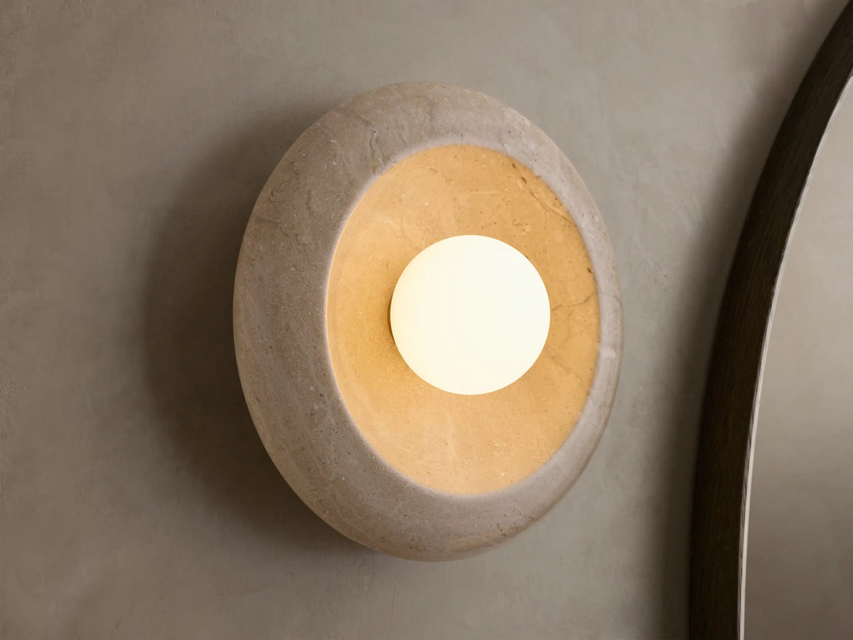Modern Glass Sconce Brown Glass Wall Light — product view 7