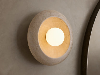 Modern Glass Sconce Brown Glass Wall Light — product view 7
