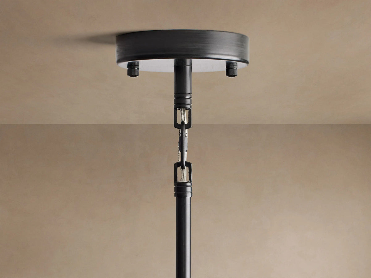 Apollo Iron Globe Chandelier Round LED Light — product view 12