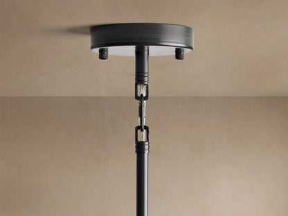 Apollo Iron Globe Chandelier Round LED Light — product view 12