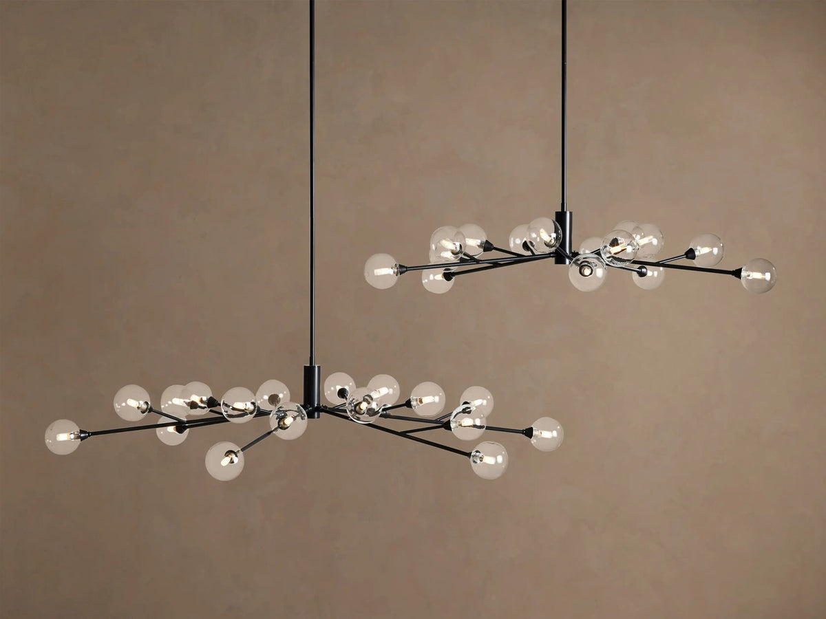 Apollo Iron Globe Chandelier Round LED Light — product view 13