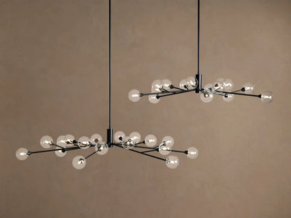 Apollo Iron Globe Chandelier Round LED Light — product view 13