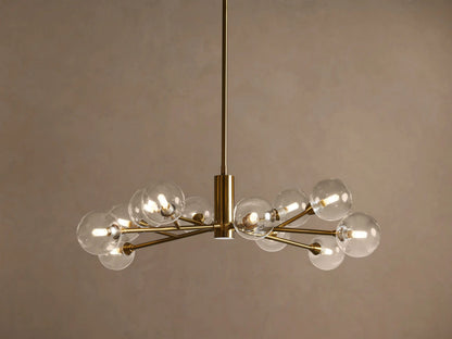 Apollo Iron Globe Chandelier Round LED Light — product view 14
