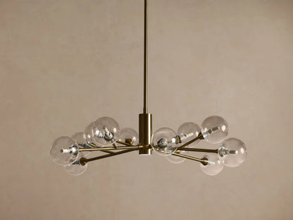 Apollo Iron Globe Chandelier Round LED Light — product view 15